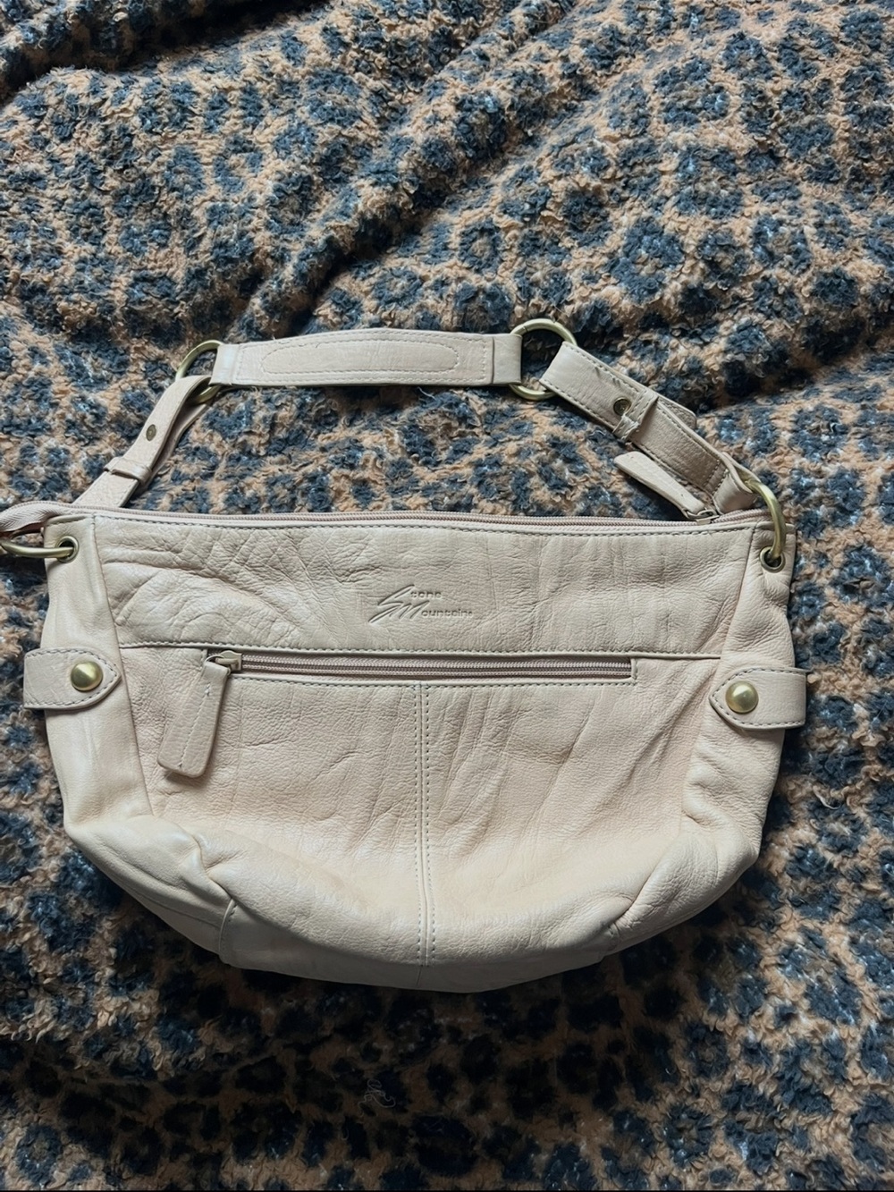 Stone Mountain beige purse